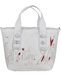 Christian Louboutin - Kleine Draagtas Frangibus Wit - Lyst