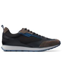 HUGO - Herren Sneaker "Icelin" Wildleder-Panel /Weiß) - Lyst