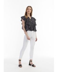 Usha - Blouse À Manches Courtes - Lyst