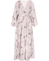Usha - Kimono Jurk Veelkleurig - Lyst