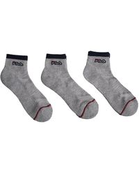 Fila - Pack-3 Kwart Sokken F2522 Voor Mannen En Vrouwen - Lyst