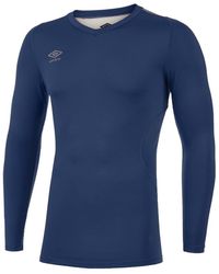 Umbro - Elite V Neck Base Layer Top (Marine) - Lyst