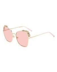 Carolina Herrera - Ch8001 Kattenoog Zonnebril Roze Lensen - Lyst