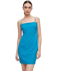 HUGO - Damesjurk Van Gerecycled Polyester - Lyst