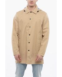 Woolrich - Mantel Mit Abnehmbarer Kapuze - Lyst