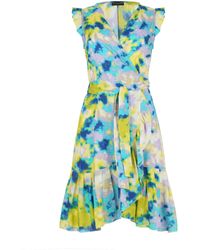 Conquista - Citroen Splash Aquarel Viscose Jurk - Lyst