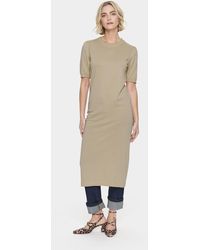 Saint Tropez - Jurk Regular Fit Beige - Lyst