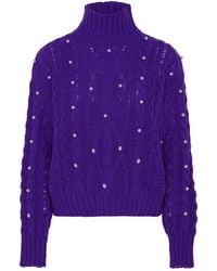 faina - Pullover Mit Perlen Damen - Lyst