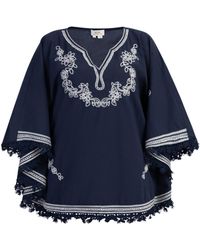 Usha - Poncho Marine - Lyst
