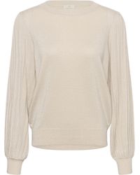 Kaffe - Pullover Karegina Pullover Regular Fit Sand - Lyst