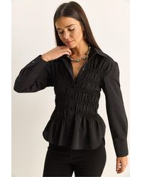 Bianco Lucci - Regular-Fit Cotton-Blend Poplin Shirt - Lyst
