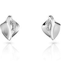 Orphelia - 'Anet' 925 Sterling Stud Earrings - Lyst