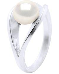 Ateliers Saint Germain - Ring Real Cultured Freshwater Pearl Button 8-9 Mm - Lyst