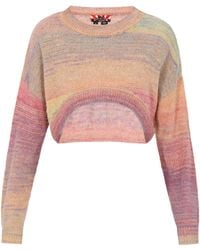 myMo - Pullover Frauen Grün Mehrfarbig - Lyst