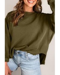 Azura Exchange - Rippenshirt Mit Langen Ärmeln - Lyst