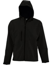 Sol's - Replay Hooded Soft Shell Jacket (Breathable, Windproof And Water Resistant) - Lyst