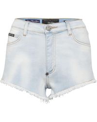 Philipp Plein - Shorts Met Logopatch - Lyst