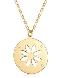 Fascination by Ellen K. - Collier 375/- Gelbgold Blume - Lyst