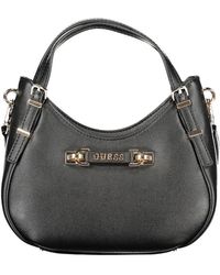 Guess - Schwarze Polyethylen-Handtasche - Lyst