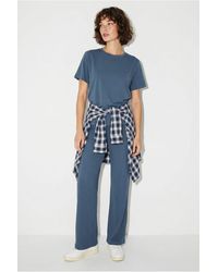 Bianco Lucci - Two-Piece T-Shirt And Wide-Leg Trouser Set - Lyst