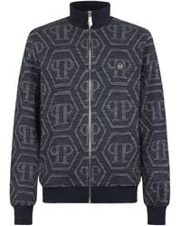 Philipp Plein - Jacquard Tracksuit Jacket Monogram - Lyst
