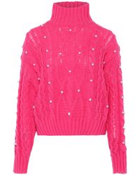 faina - Pullover Mit Perlen Damen - Lyst