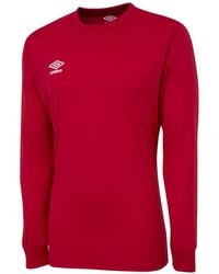 Umbro - Club Long-Sleeved Jersey (Vermillion) - Lyst