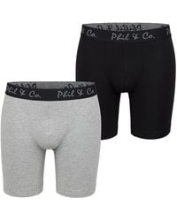 Phil & Co. Berlin - Retro Boxer Long Boxer 2-Pack - Lyst