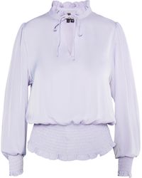 faina - Blouse Licht Lavendel - Lyst