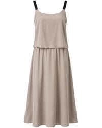 MixRay - Sleeveless A-Line Maxi Dress With Square Neckline - Lyst
