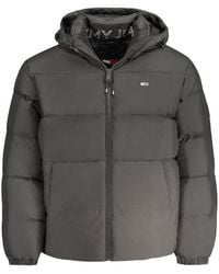Tommy Hilfiger - Zwarte Polyester Herenjacket - Lyst