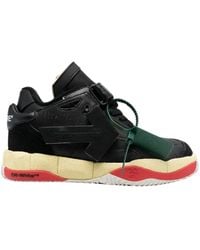 Off-White c/o Virgil Abloh - Low Top Puzzle Couture Sneakers Leather - Lyst