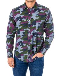La Martina - Long Sleeve Shirt With Lapel Collar Lmc033 - Lyst