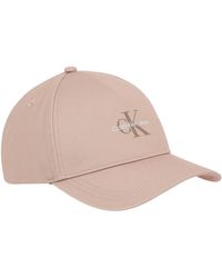 Calvin Klein - Zubehör Monologo Print Cap - Lyst