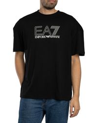 EA7 - Echo Graphic T-Shirt - Lyst