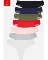 Tazzio - Damen String 7Er-Pack - Lyst