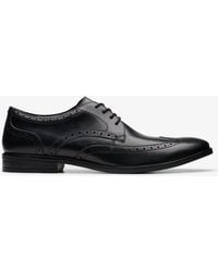 Clarks - Brandon Limit Brogue Leather Shoes - Lyst