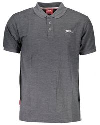Slazenger 1881 - Grigio Polyester Men Polo - Lyst