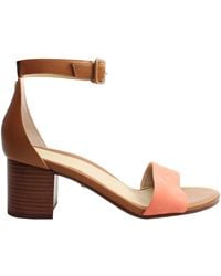 Vionic - Papaya Rosie Nat Heeled Sandals - Lyst