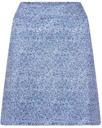 Calvin Klein - Speckle Mini Skort /Marineblauw) - Lyst