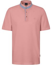 Bugatti - Herren Polo Met Opstaande Kraag - Lyst