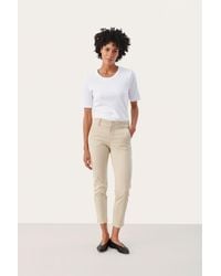 Part Two - Casual Hose Gerade Passform Pepper - Lyst
