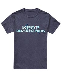 K-Pop Demon Hunters - Adult Logo T-Shirt (Heather) - Lyst