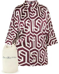 Dreimaster - Hemdbluse + Shopping Bag - Lyst
