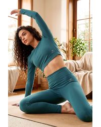 TOMMY LIFE - Cotton Elastane Crop T-Shirt And Leggings Set - Lyst