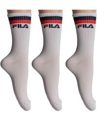 Fila - 3Er-Pack Lange Bambus-Socken F5506 Für Herren Und Damen - Lyst
