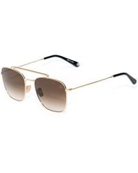 Belstaff - Gold Titanium Sunglasses - Lyst