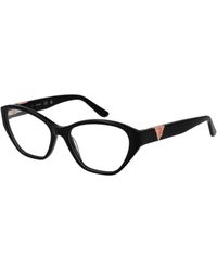 Guess - Optical Frame Gu50162 001 53 - Lyst