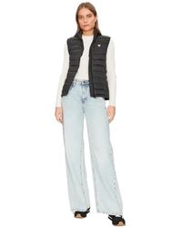 Guess - Ärmellose Steppjacke Damen Triangle - Lyst