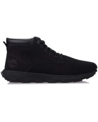 Timberland - Winsor Park Mid Lace Laarzen In Zwart - Lyst